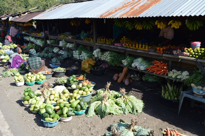 Marché en route