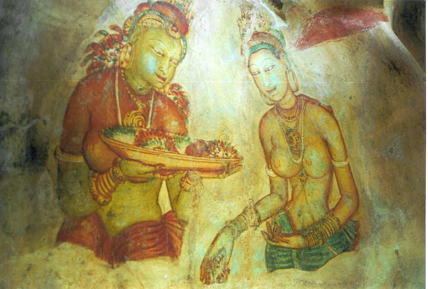 Les demoiselles de Sigiriya